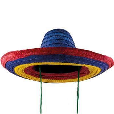 sombrero multicolore