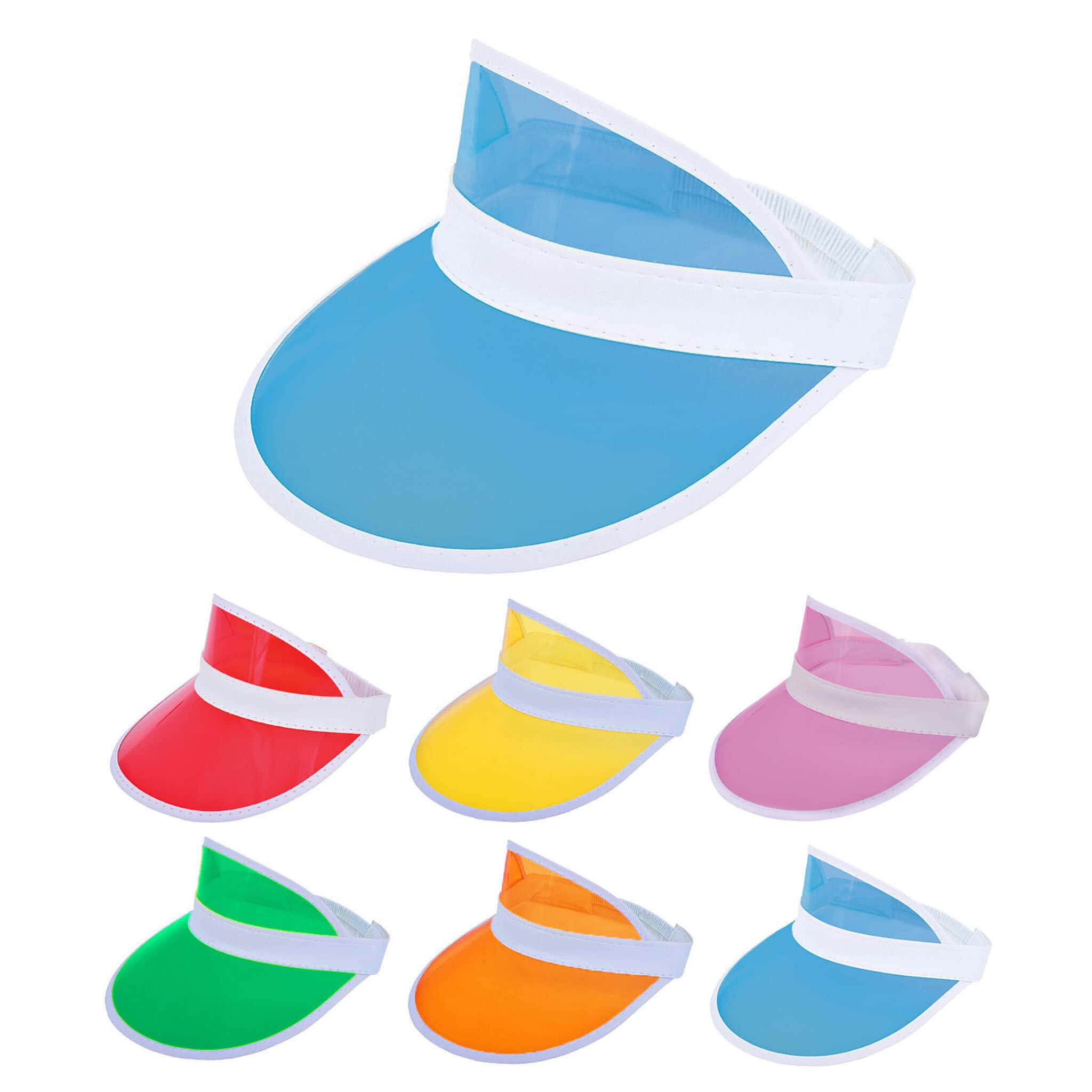 cappello visore da poker colori assorti