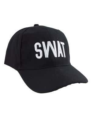 cappello nero da swat