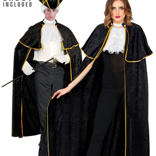 mantello nero veneziano
