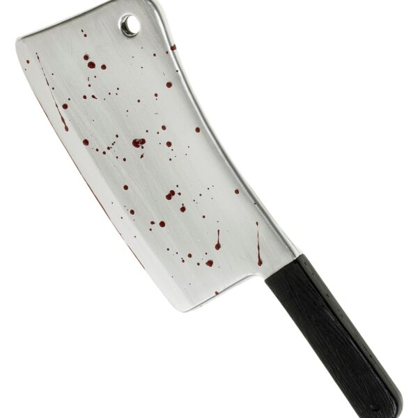 coltello da macellaio insanguinata