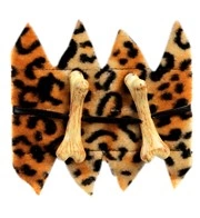 bracciali leopardati in ossa