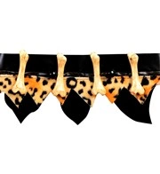 girocollo leopardato e ossa