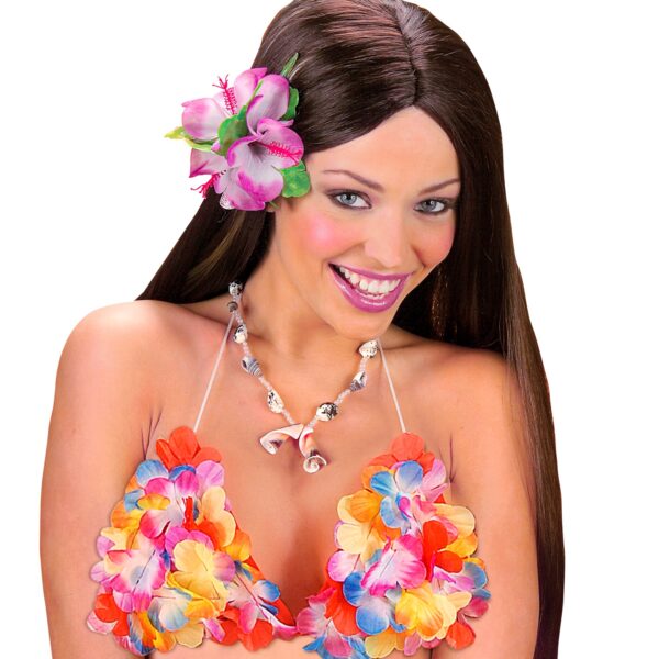 reggiseno con fiori colorati