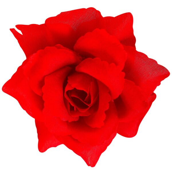 molletta per capelli rosa rossa