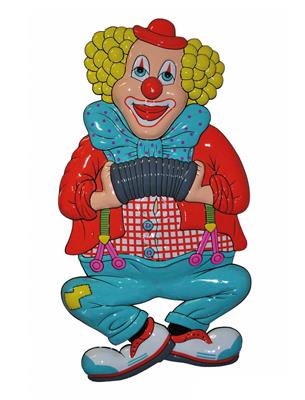 decorazione da appendere corpo da clown