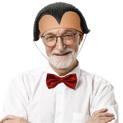 calotta nera da clown