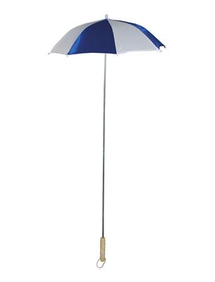 ombrellino blu e bianco da clown