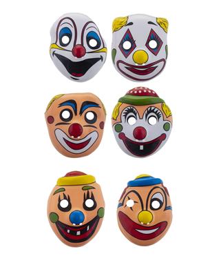 maschera da clown per bambini