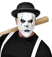 maschera da arlecchino demoniaco