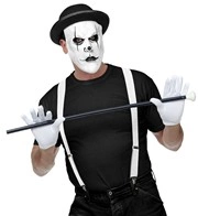 maschera da arlecchino demoniaco