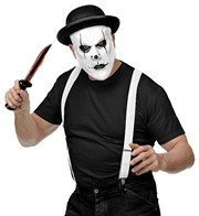 maschera da arlecchino demoniaco