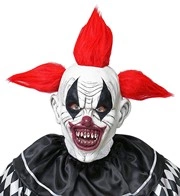 maschera da clown demoniaco