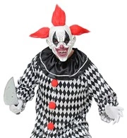 maschera da clown demoniaco