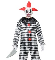 maschera da clown demoniaco