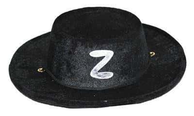 cappello da zorro in plastica