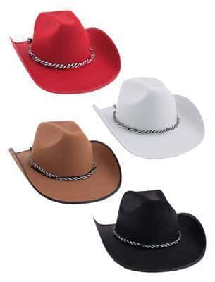 cappello da cowboy colori assortiti