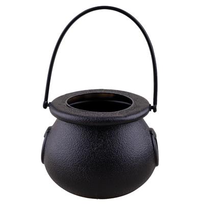 mini calderone da strega nero