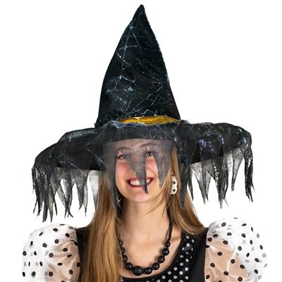 cappello nero da strega