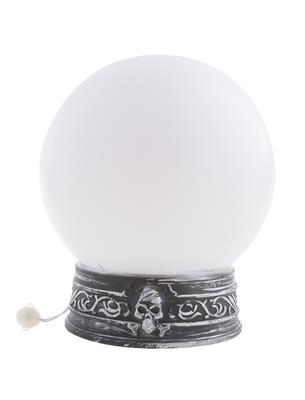 sfera di cristallo luminosa da mago