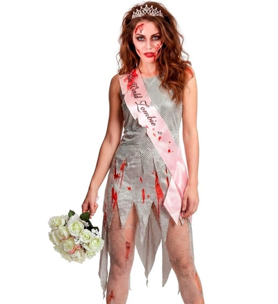 costume da miss mondo zombie