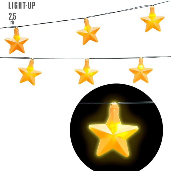 stelle oro di natale luminose