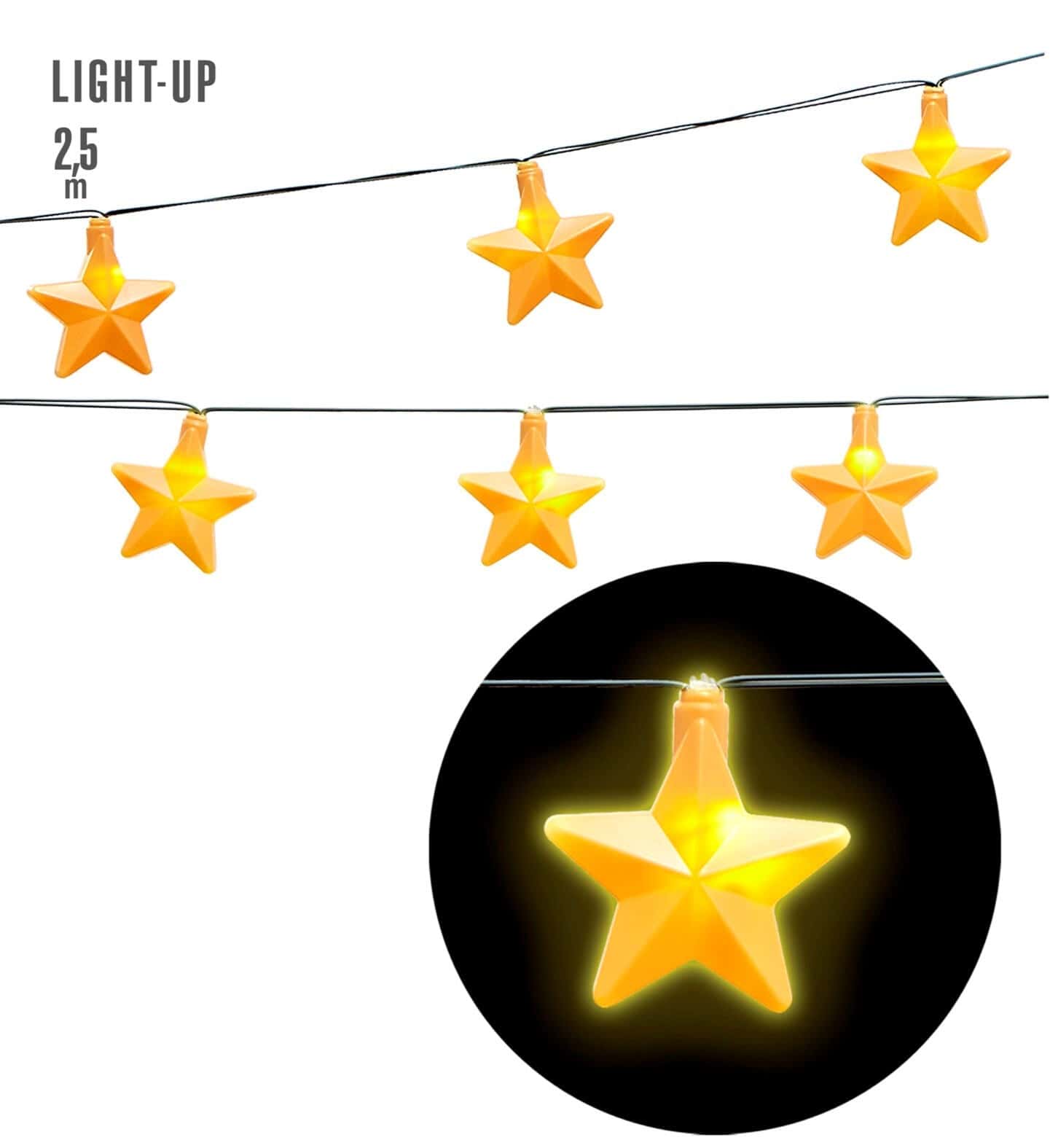 stelle oro di natale luminose