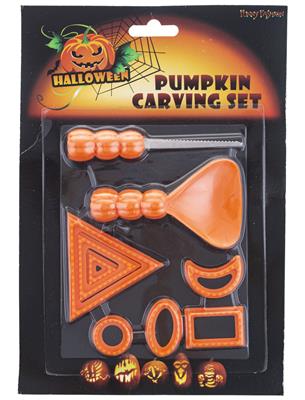 kit intaglio zucca di halloween