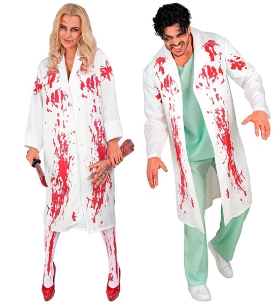 costume da dottore sanguinoso