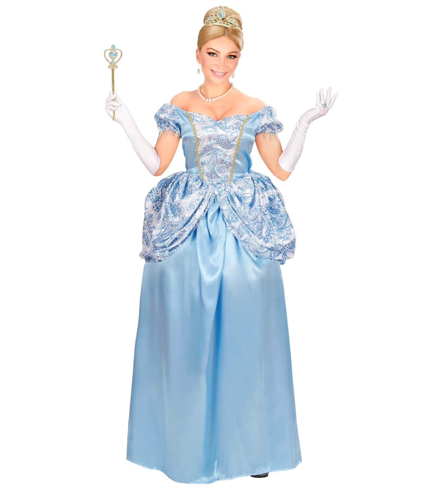 costume da principessa azzurra
