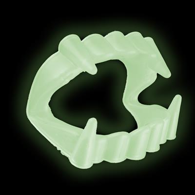 denti da vampiro fluorescente