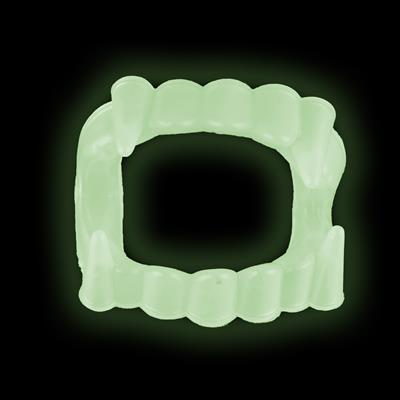 denti da vampiro fluorescente