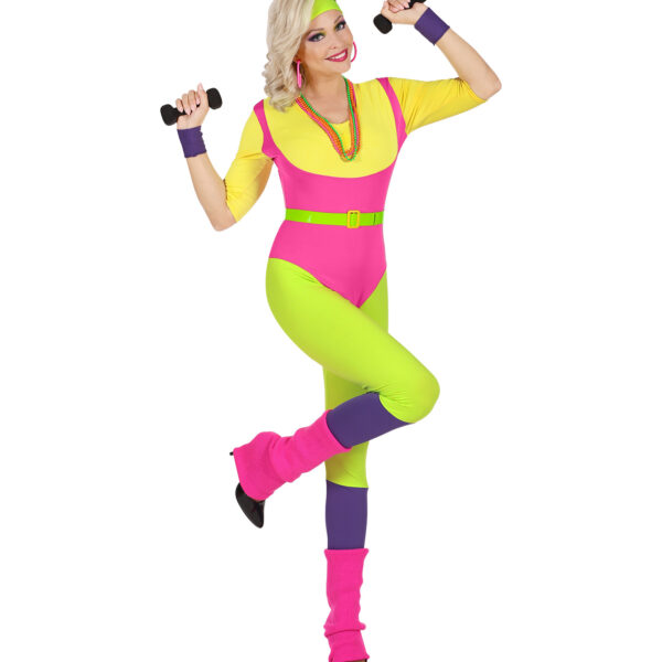costume da donna aerobica anni'80