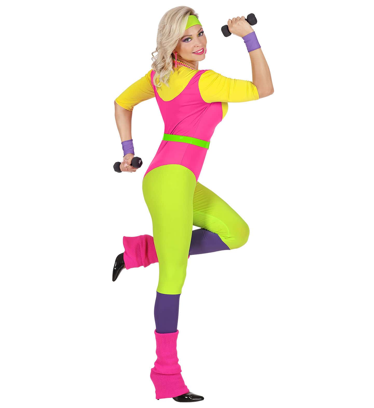 costume da donna aerobica anni'80