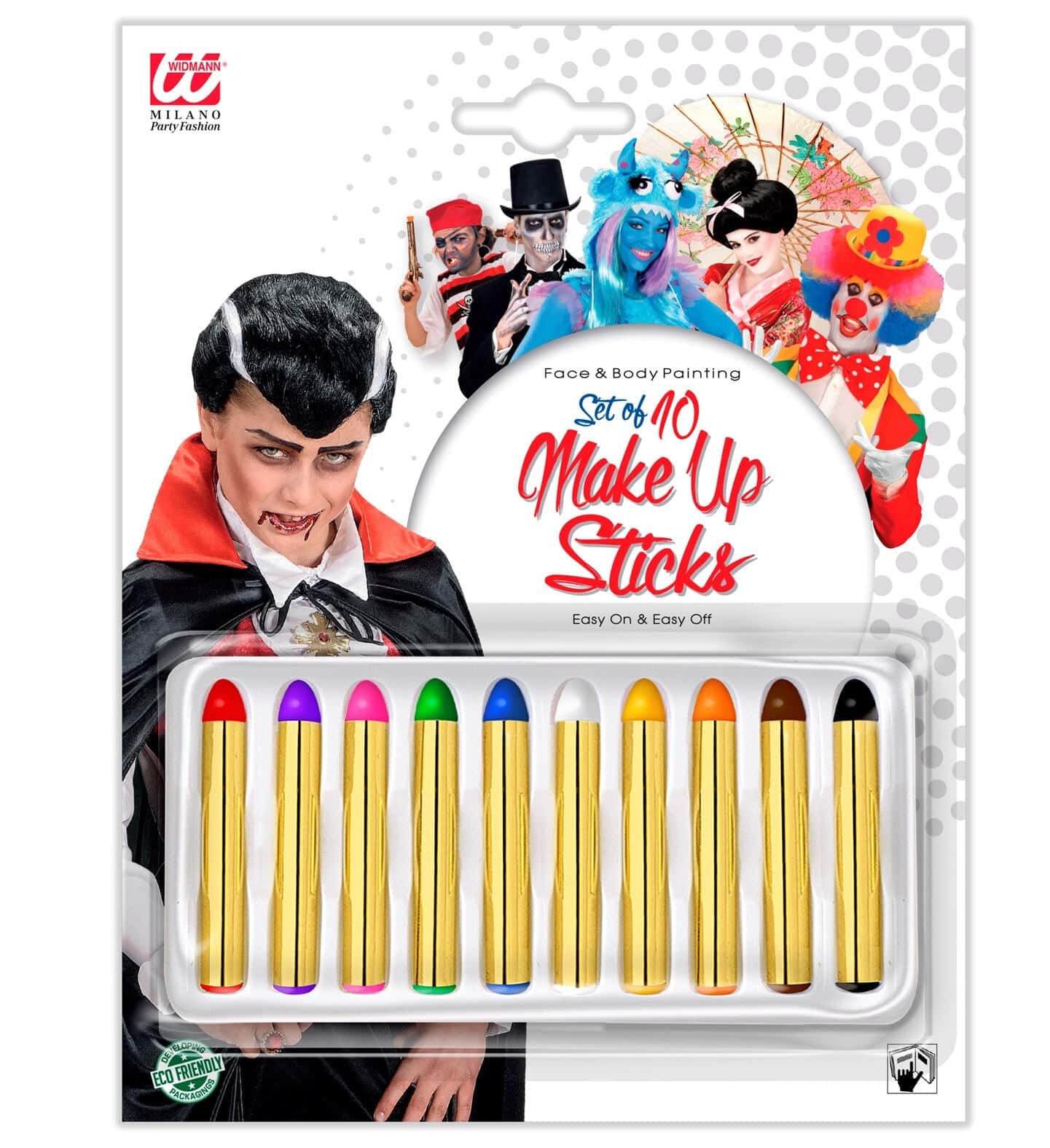 matite colorate per viso