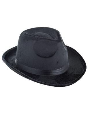 cappello da gangster nero