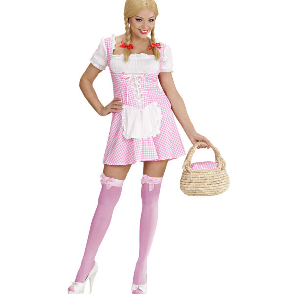 costume da dorothy rosa