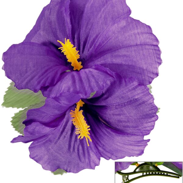 molletta per capelli viola