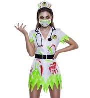 costume da infermiera tossica