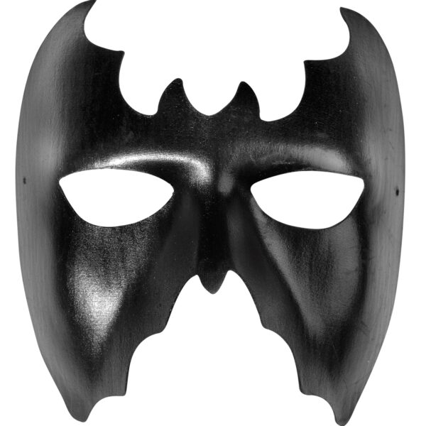 maschera nera da pipistrello