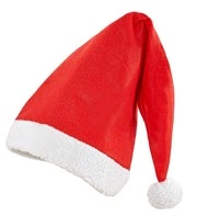 cappello da babbo natale extra lungo
