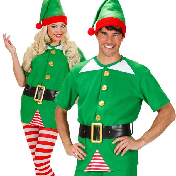costume da elfo aiutante di babbo natale