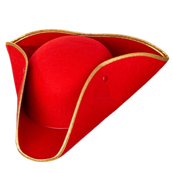 cappello tricorno rosso