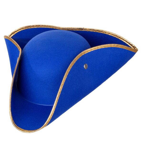 cappello tricorno blu