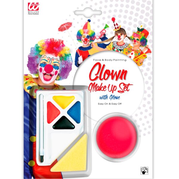 set trucco da clown