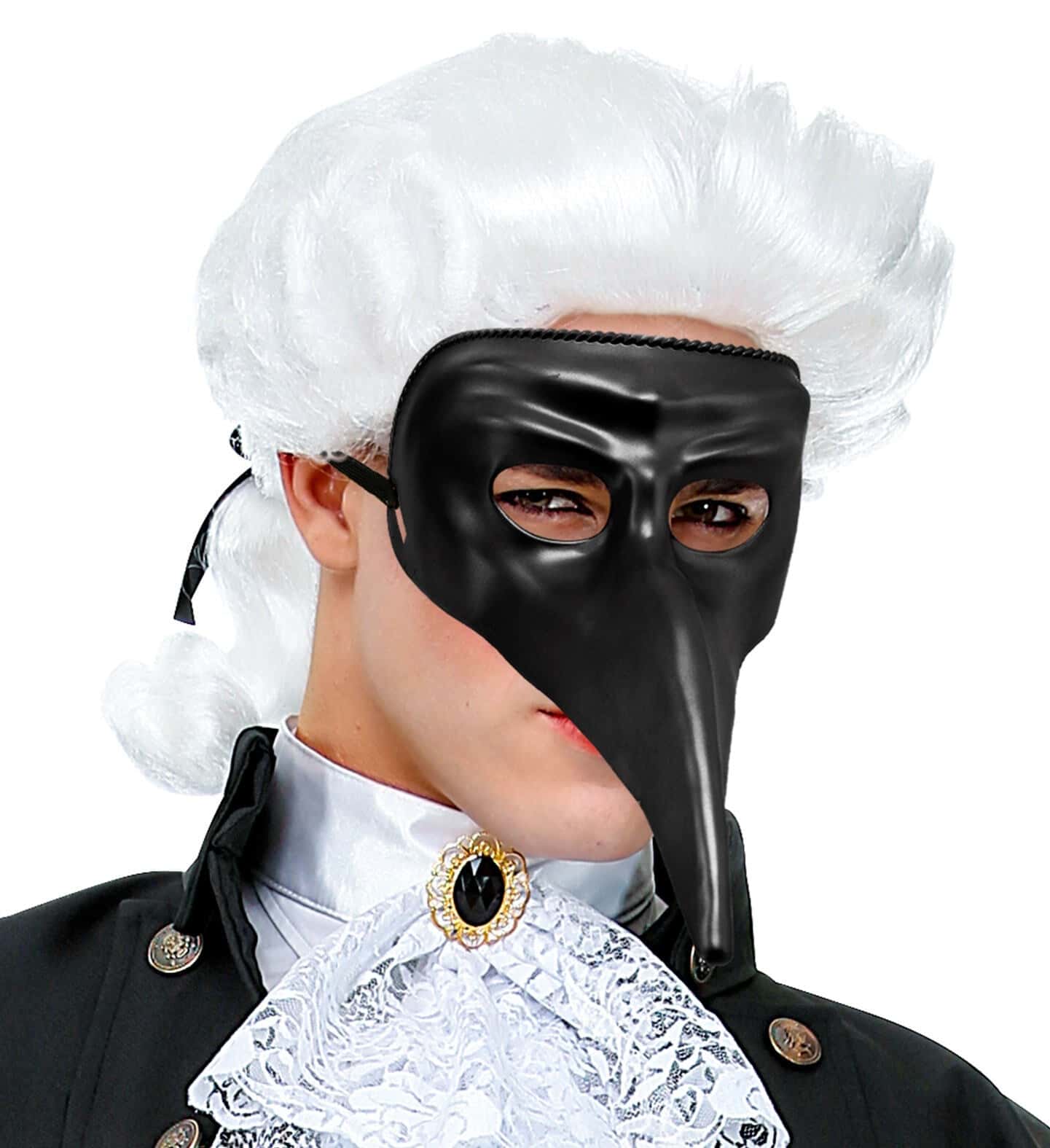 maschera veneziana da medico della peste nera