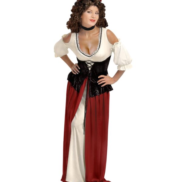 costume da locandiera medievale