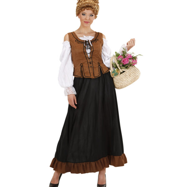 costume da contadina medievale