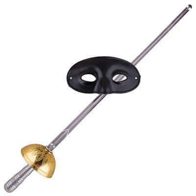 spada e maschera da zorro