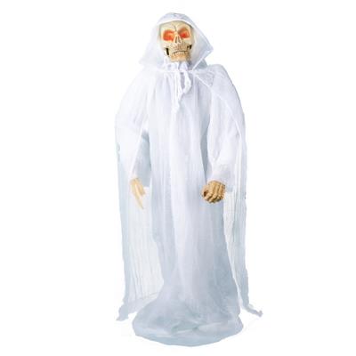 scenografia scheletro della morte luci suoni e movimento